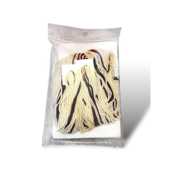 Vintage When All Else Fails Eat Needle Treasures JCA Needlepoint Kit 06537 - Picture 5 of 6